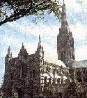 The north porch of Salisbury Cathedral.